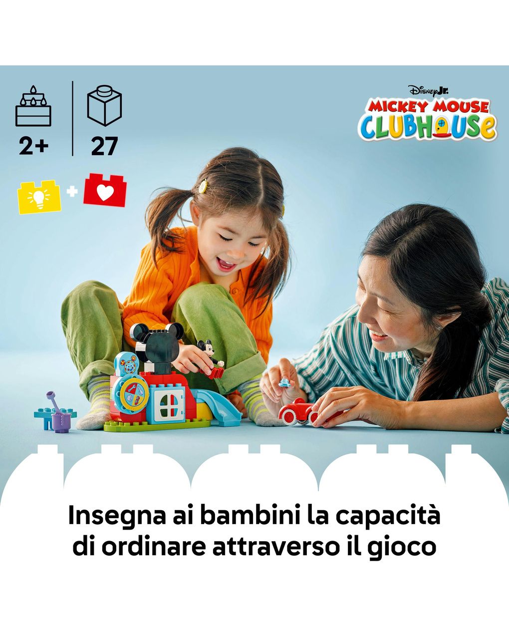 La casa e l’auto di topolino – 10454 – lego duplo - disney