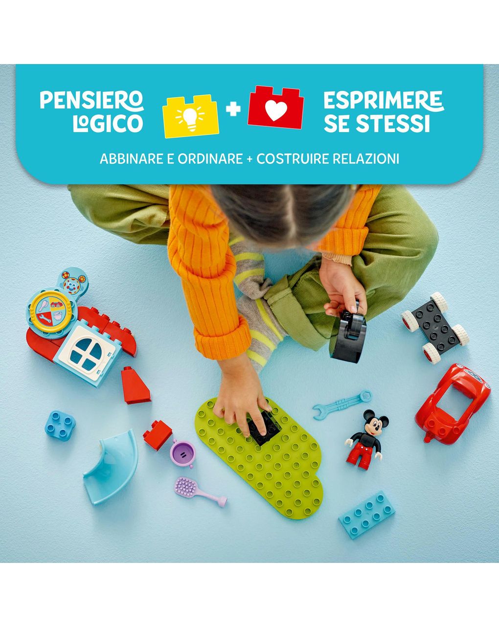 La casa e l’auto di topolino – 10454 – lego duplo - disney