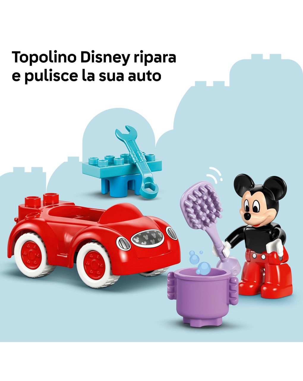 La casa e l’auto di topolino – 10454 – lego duplo - disney