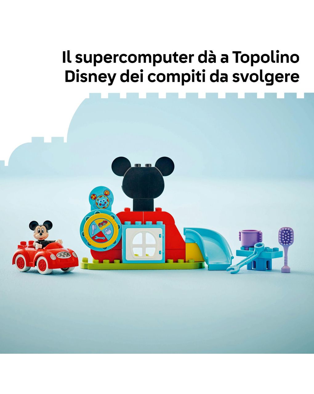 La casa e l’auto di topolino – 10454 – lego duplo - disney