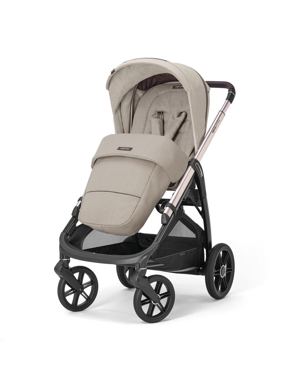 Trio system4 aptica drw rc pashmina beige + telaio palladio - inglesina