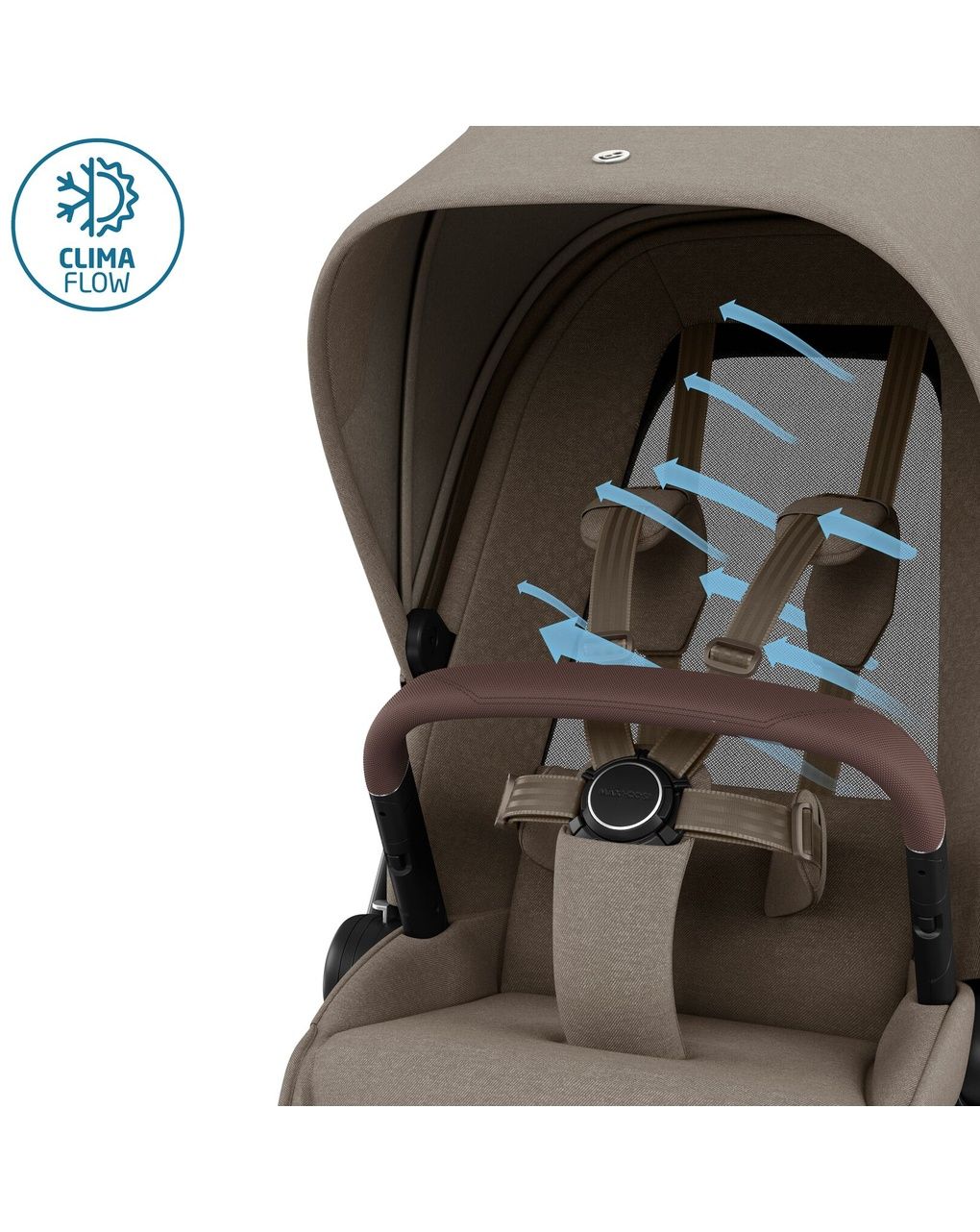 Passeggino duo fame twilic truffle -  maxi cosi