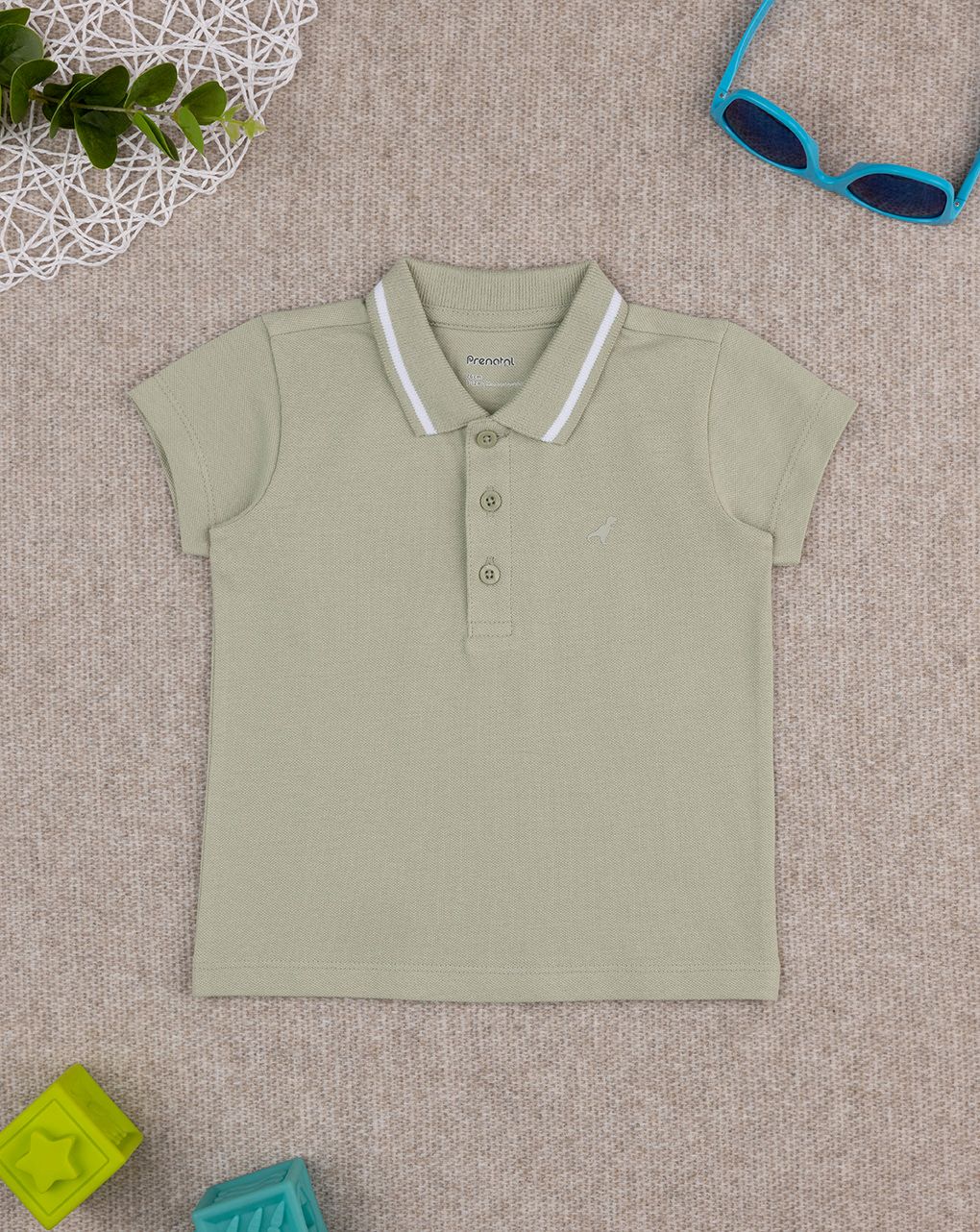 Polo bimbo verde