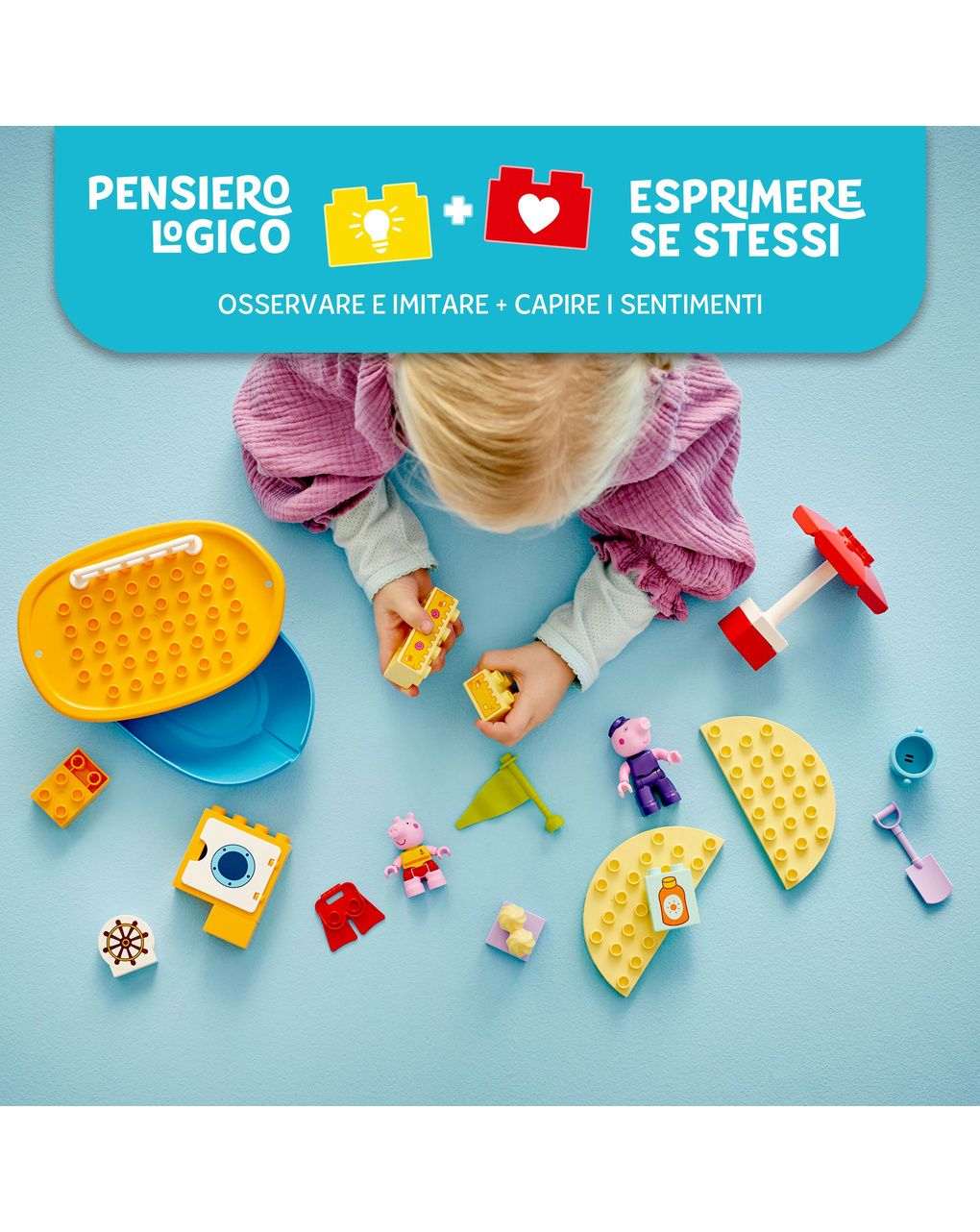 Viaggio in barca di peppa pig – 10432 – lego duplo
