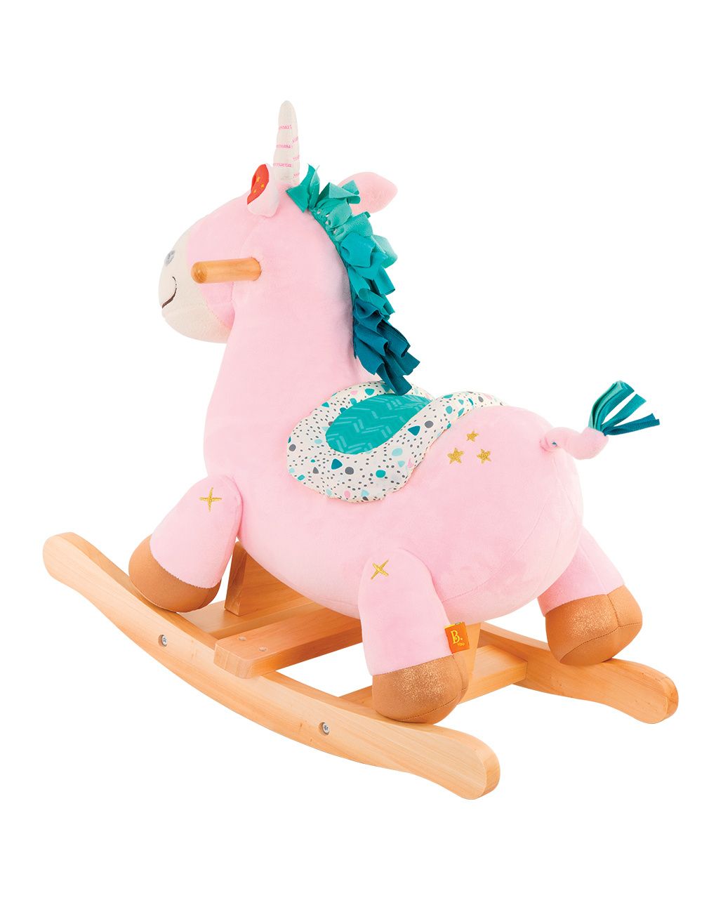 Rodeo rocker pink unicorn - 18m+  - b. toys