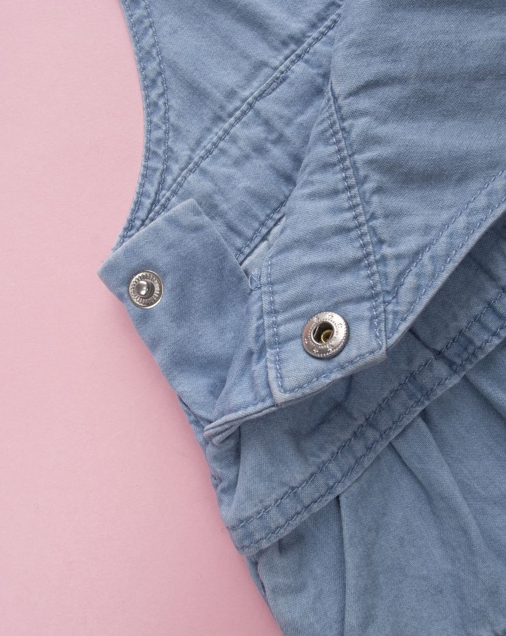 Salopette denim bimba balze