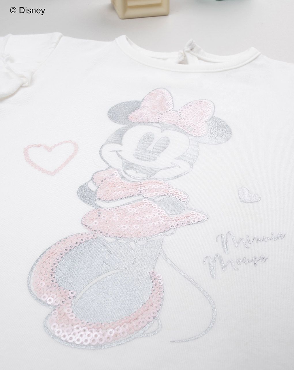T-shirt bimba bianca minnie
