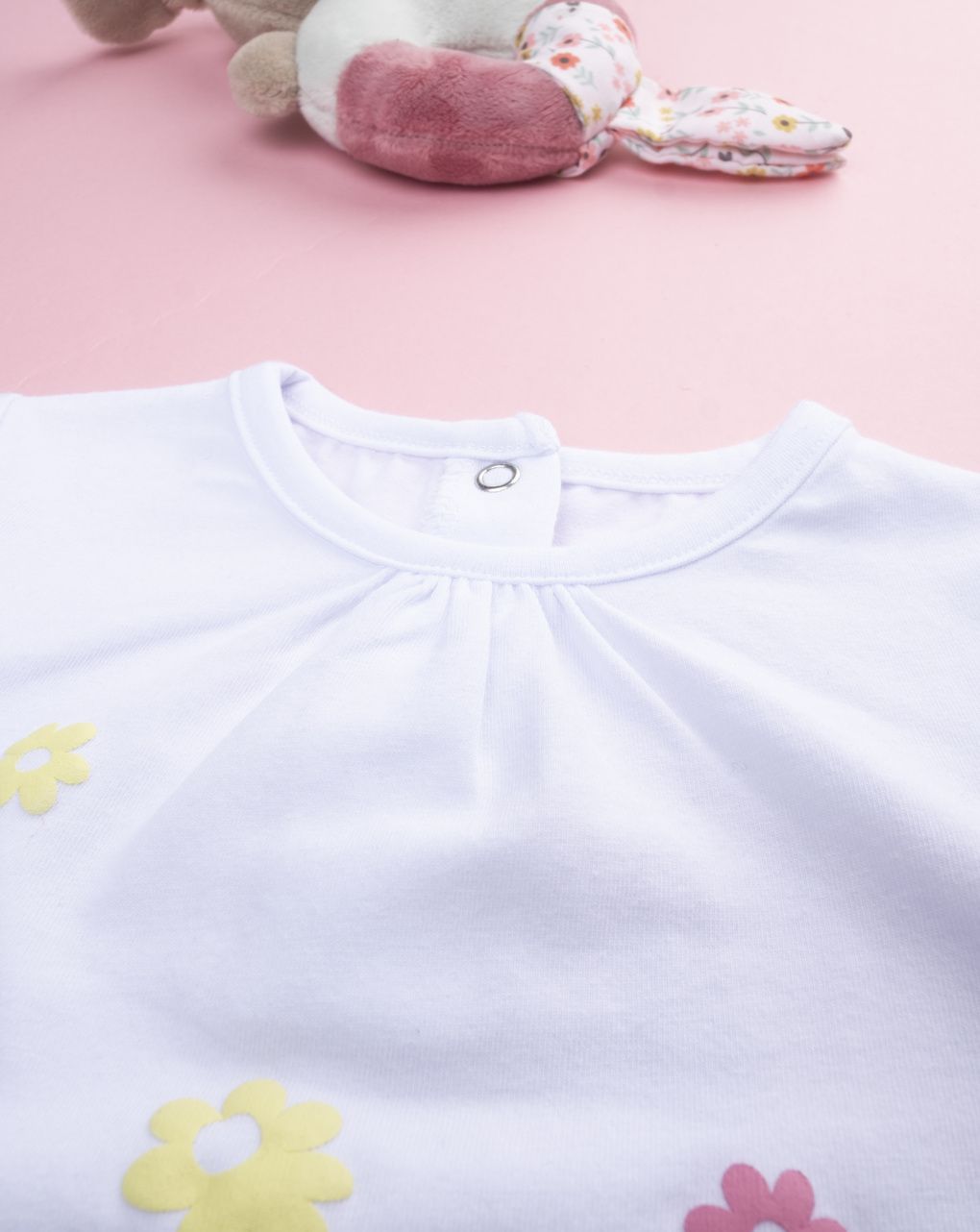 Completo bimba rosa/bianco unicorno