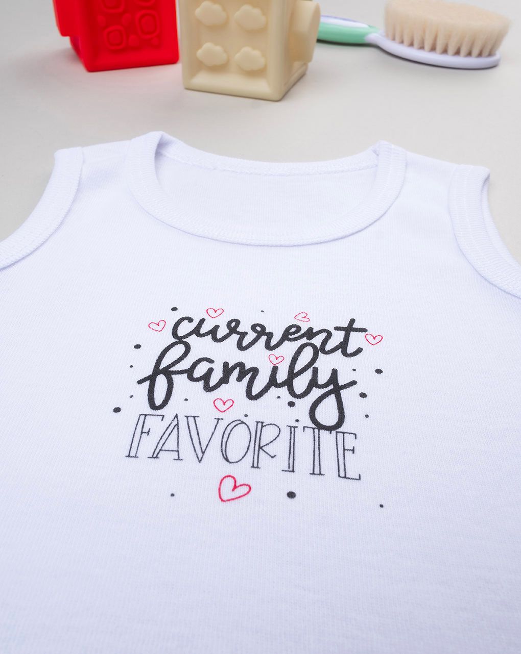 Body unisex bianco "family"