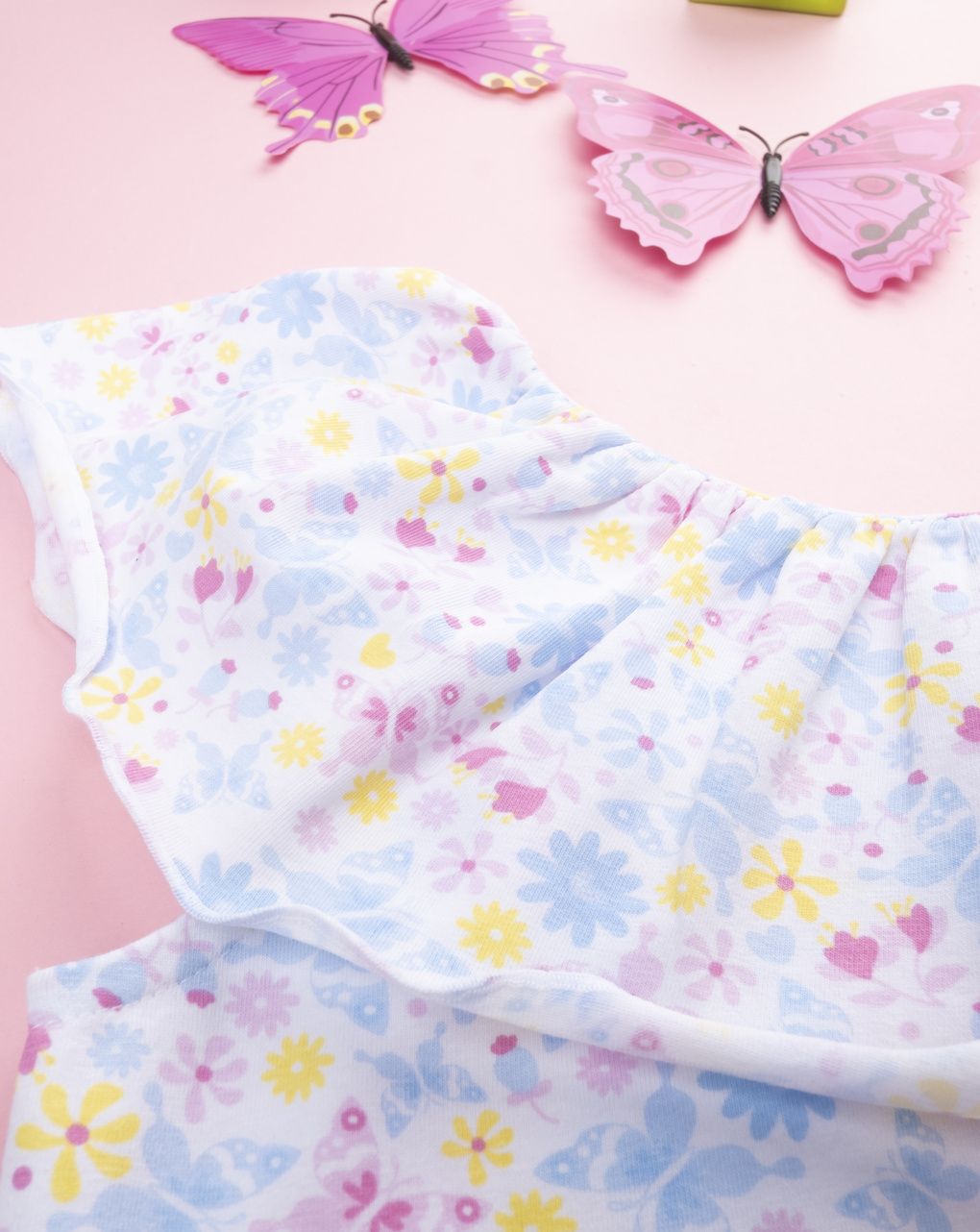 T-shirt bimba farfalle