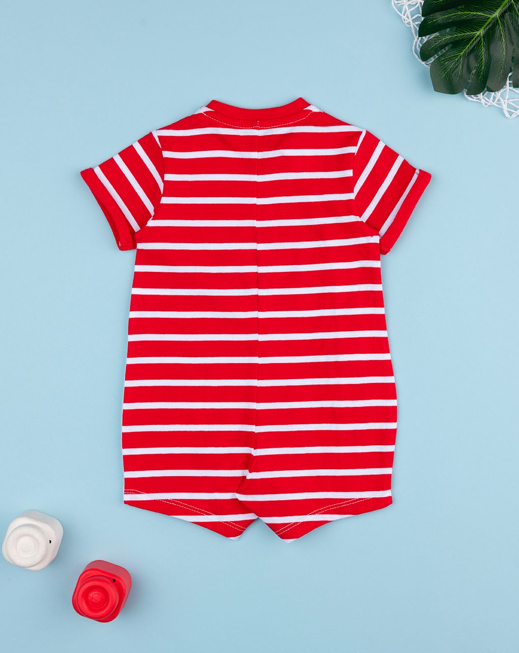 Tutina bimbo bianco/rossa super cool