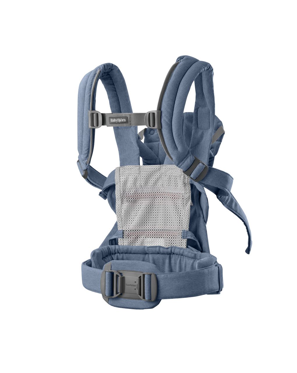 Marsupio baby carrier harmony woven blue mélange - babybjörn