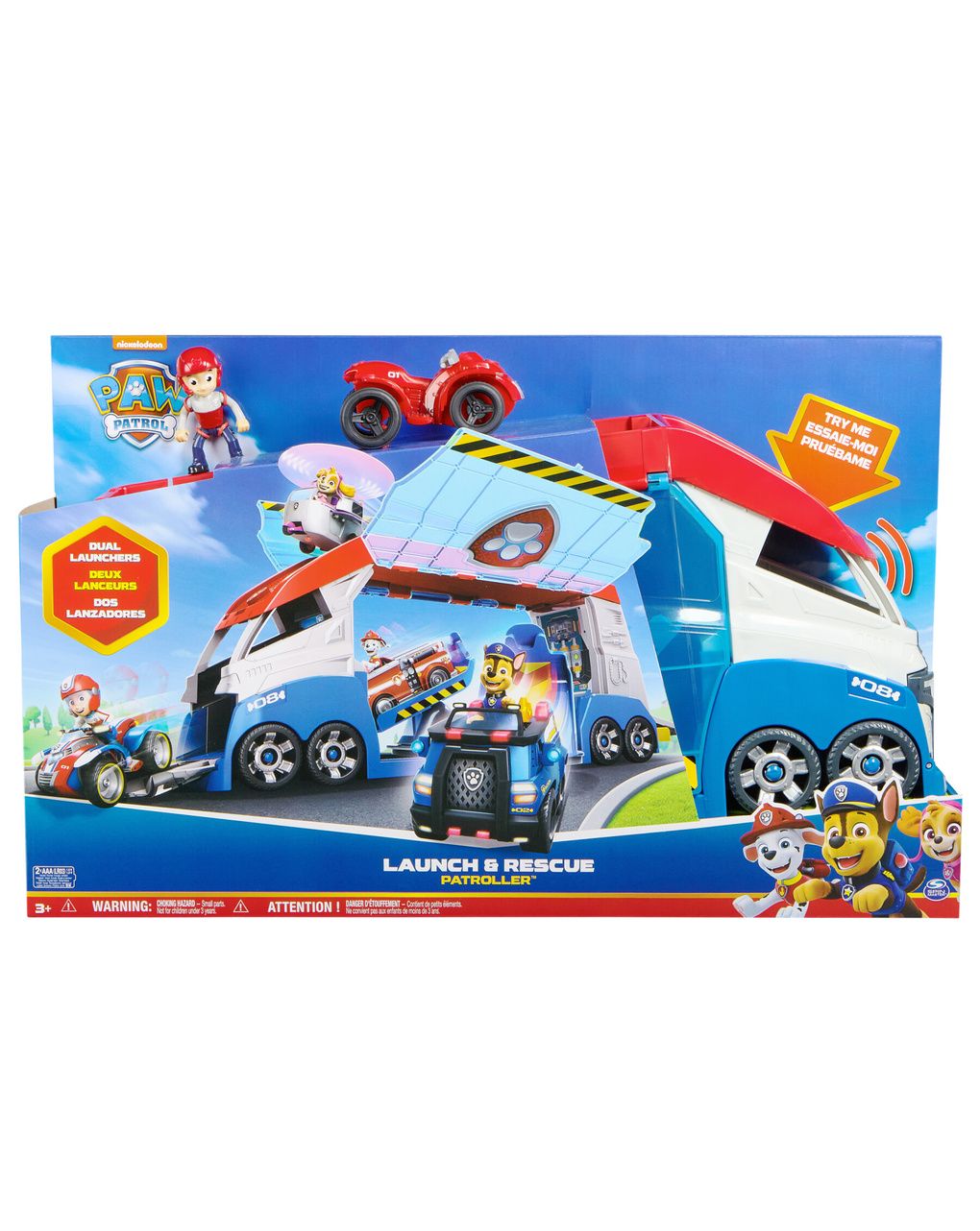 Paw patroller trasformabile con propulsori per veicoli - 3+