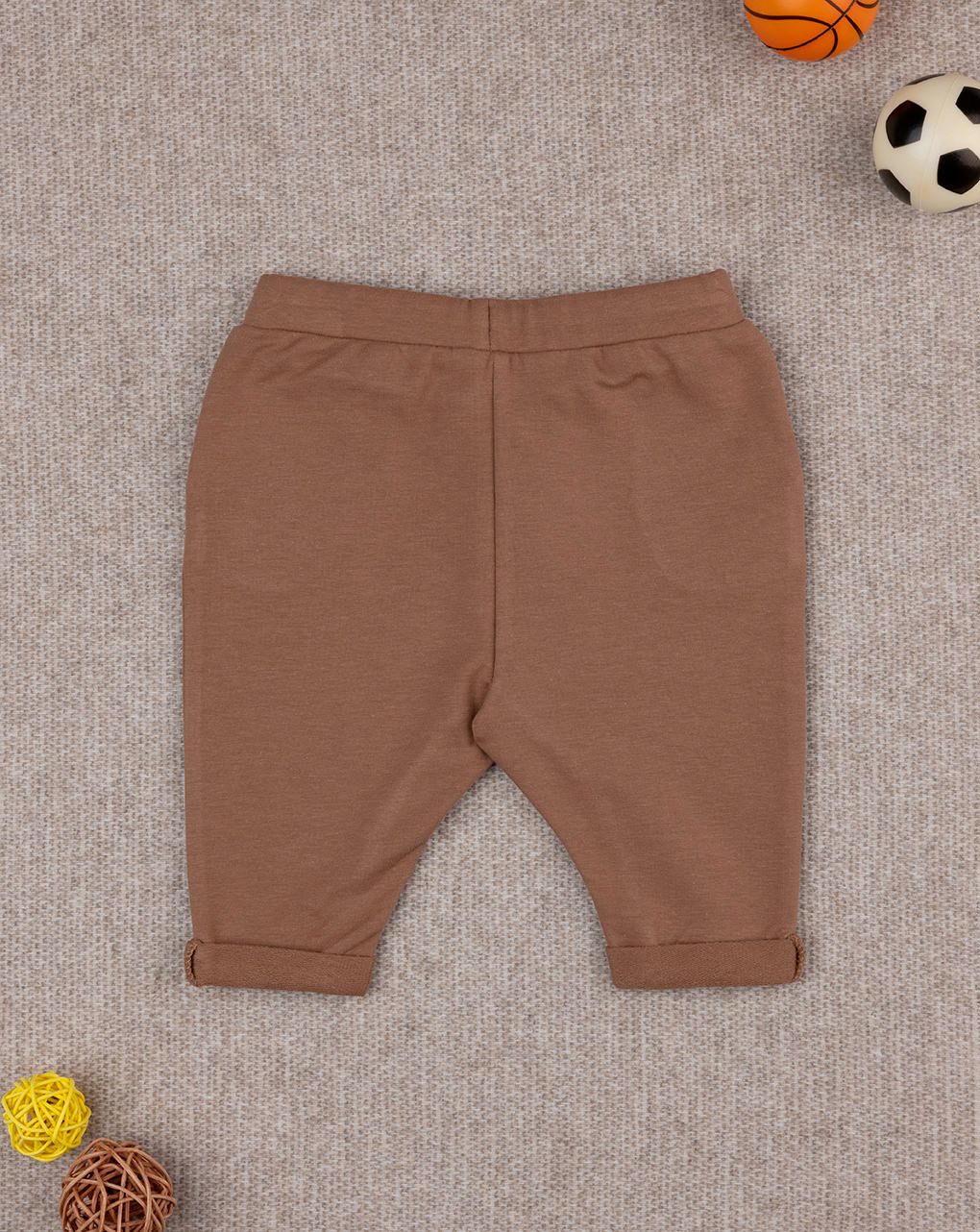 Pantalone lungo bimbo marrone