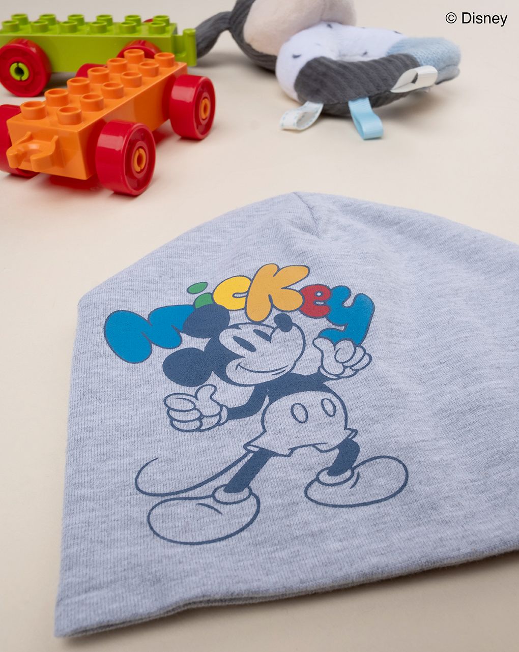 Berretto bimbo azzurro mickey mouse