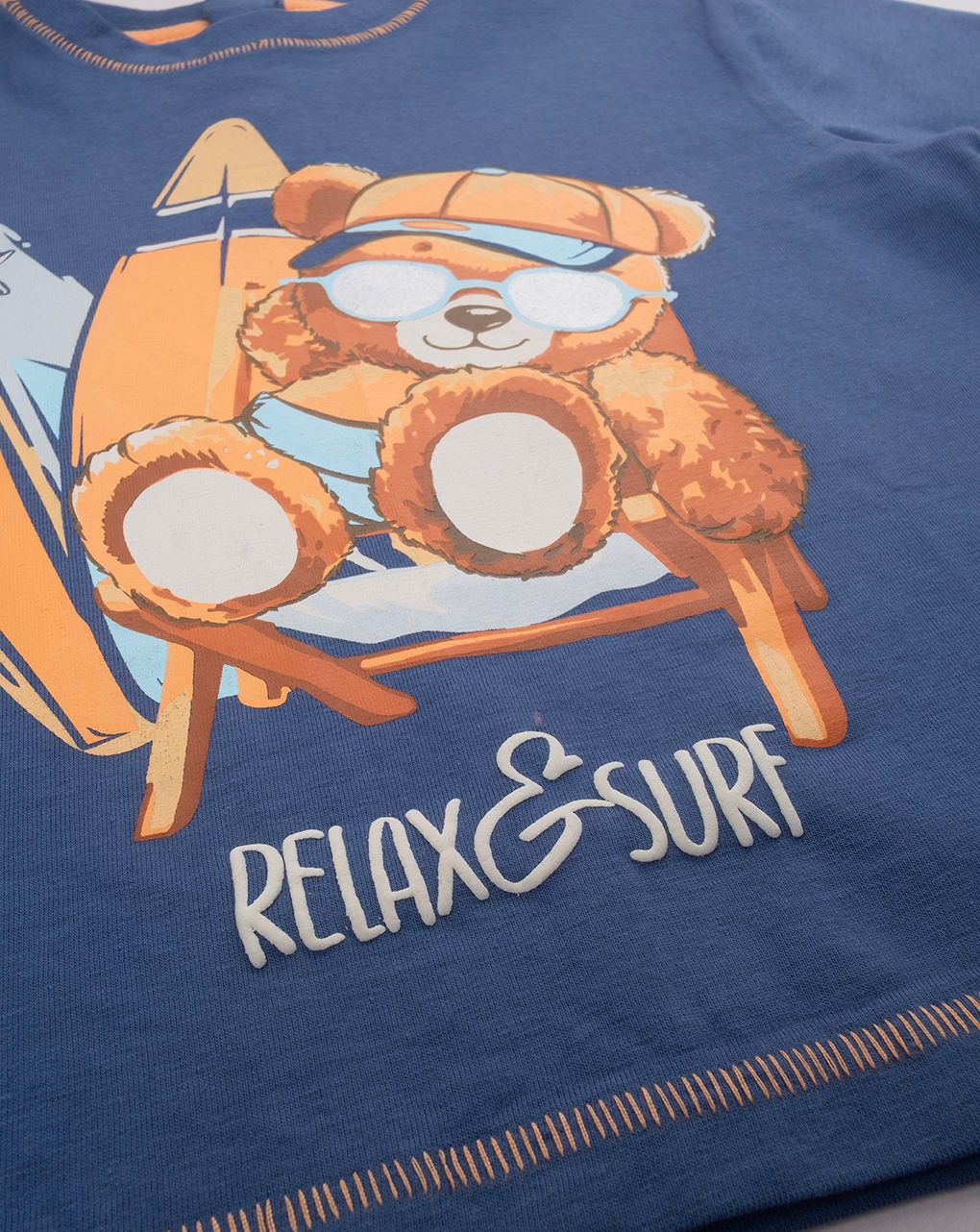 T-shirt bimbo blu orso