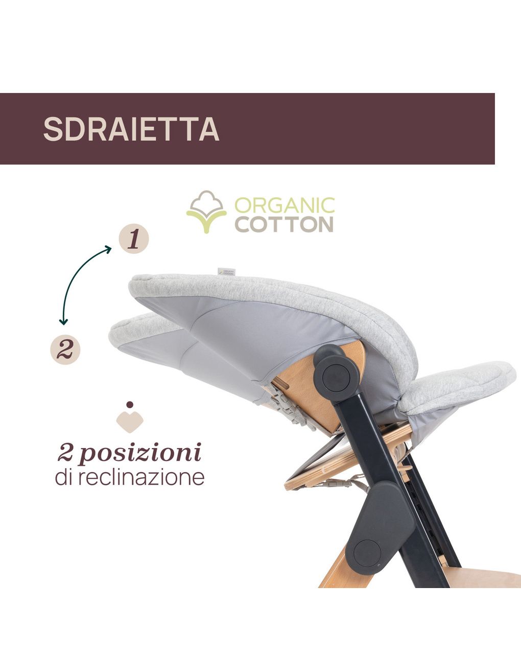 Sedia evolutiva meraviglia ebony - chicco