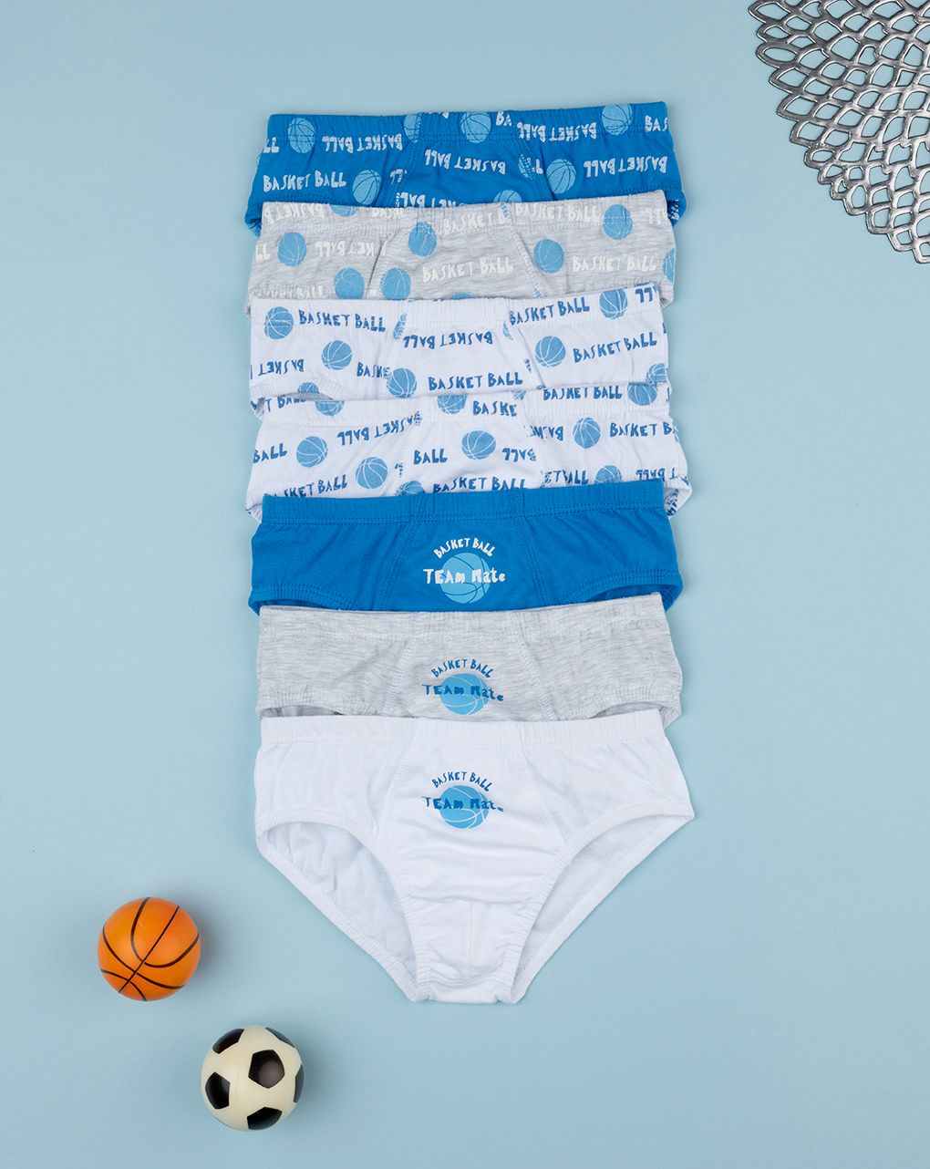 Pack 7 slip bimbo basket