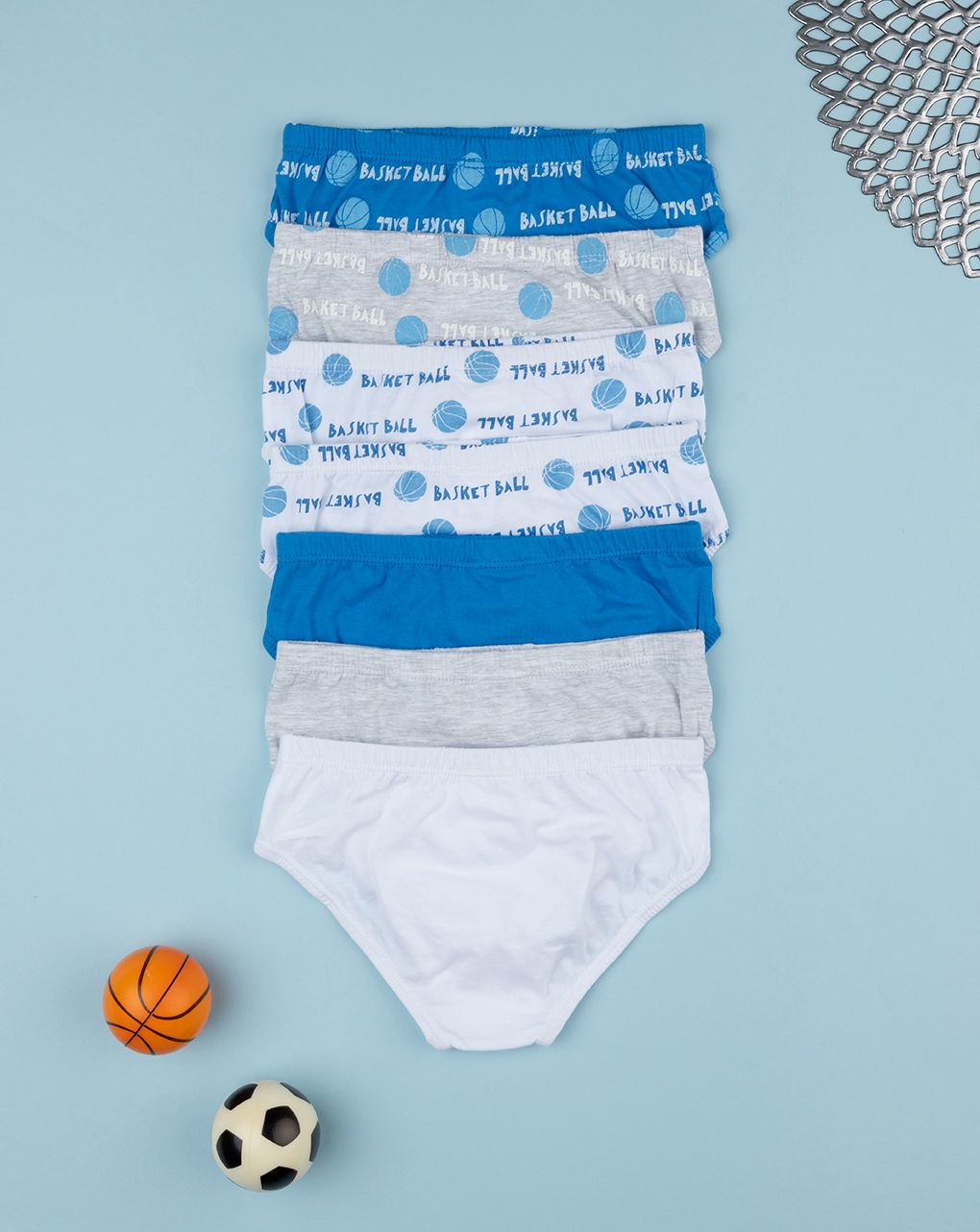 Pack 7 slip bimbo basket