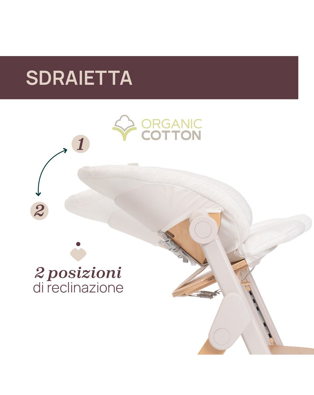 Sedia evolutiva meraviglia fossil - chicco