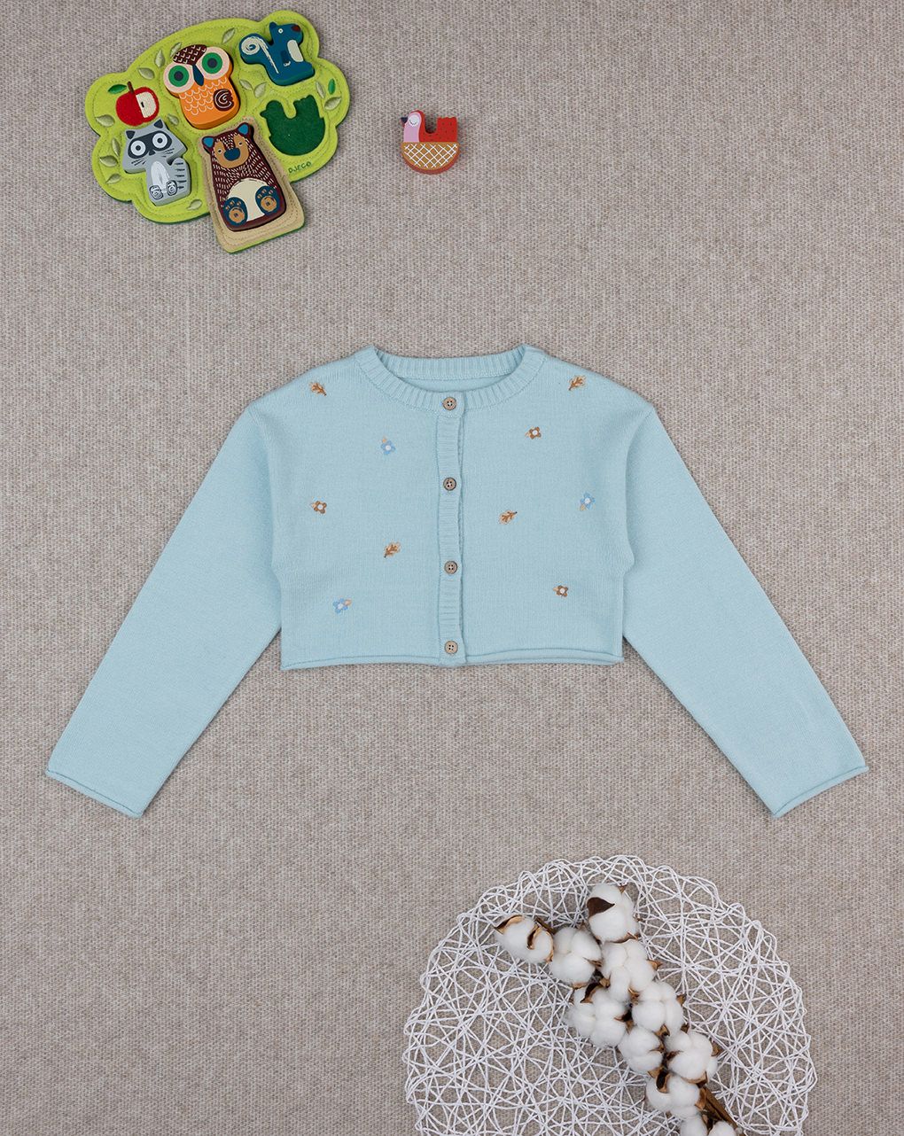 Giacca In Tricot Per Bambina TUC TUC Icy And Sweet, Colore Rosa, Con Bottoni