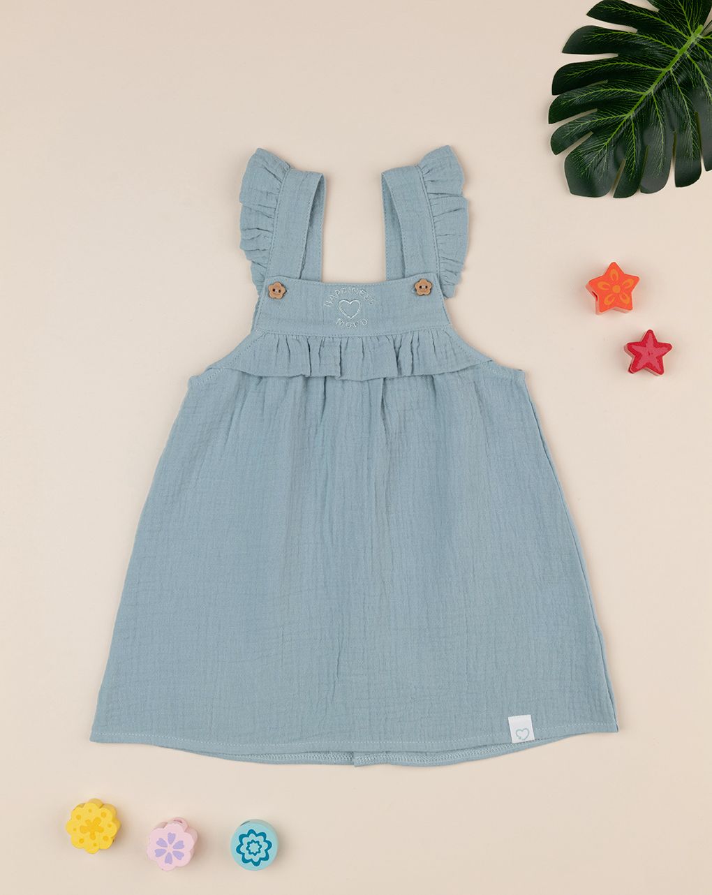 Scamiciato bimba verde