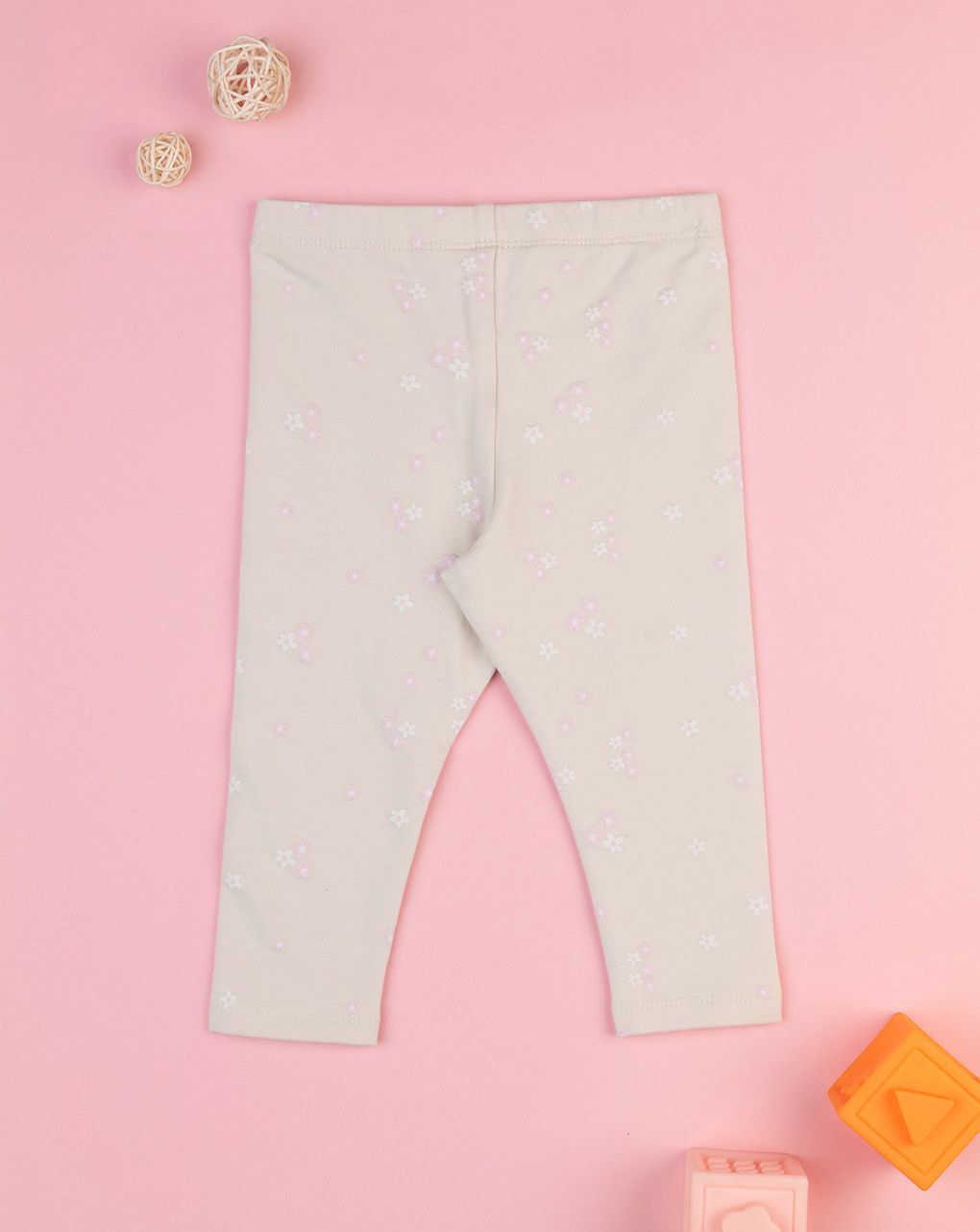 Legging bimba beige