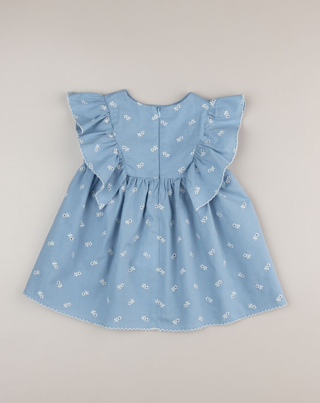 Abito premium neonata fiorellini allover