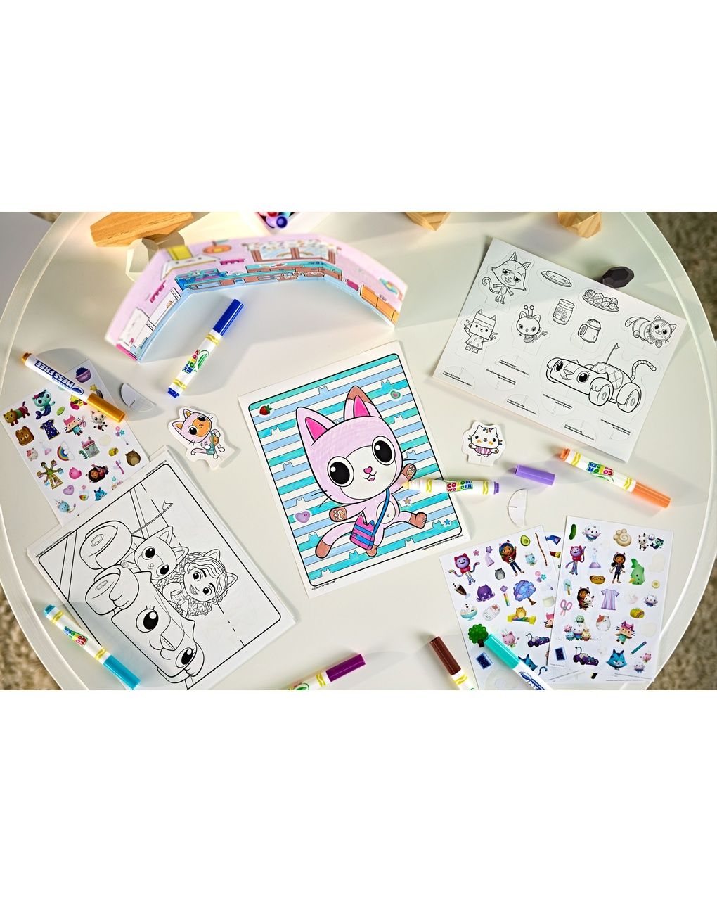 Color wonder coloring set gabby's dollhouse -3+  crayola