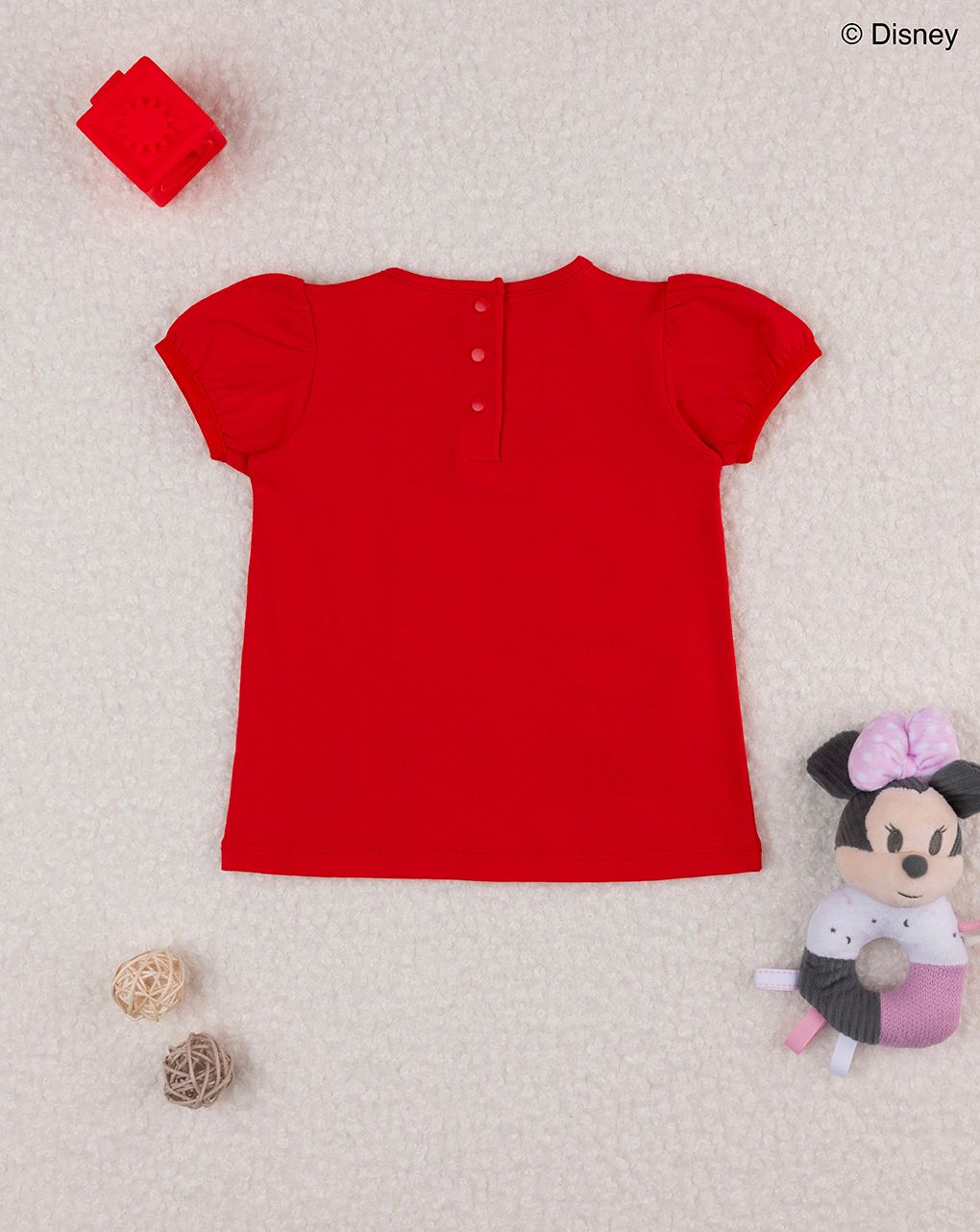 T-shirt bimba rossa minnie
