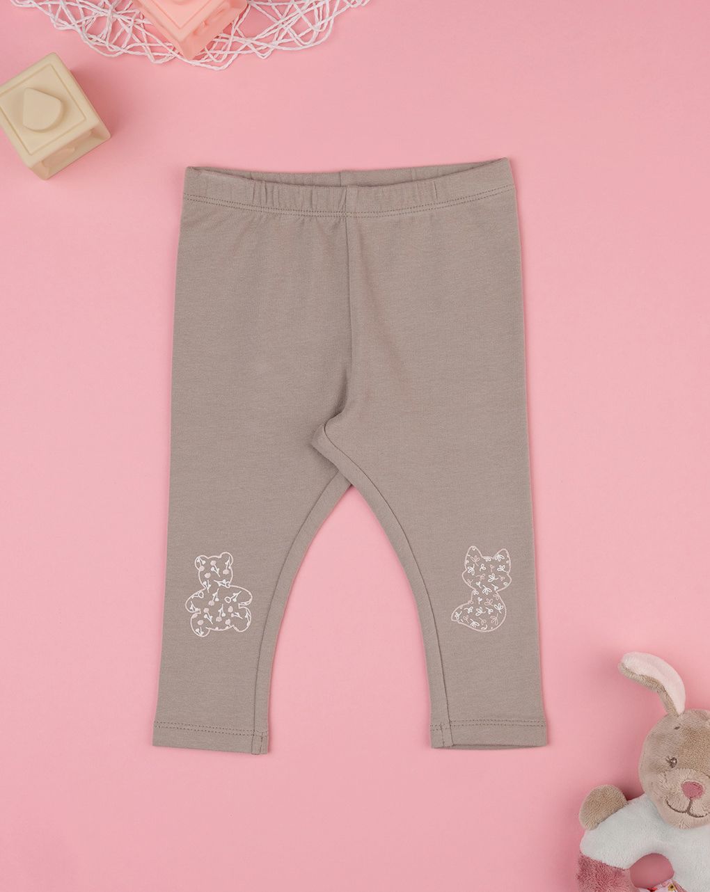 Legging bimba grigio