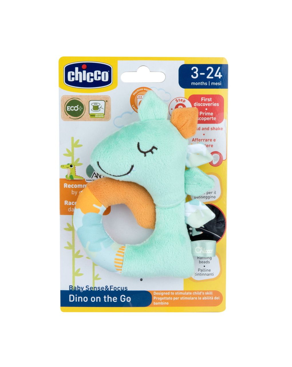 Trillino soft dinosauro eco+ - 3m+ -chicco