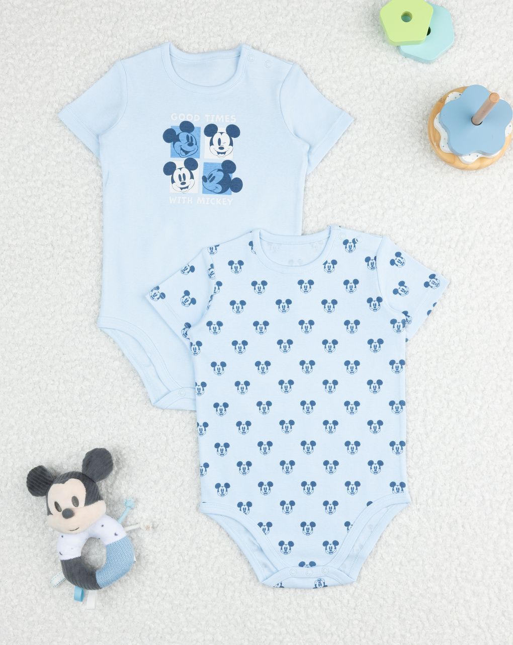 Pack 2 body bimbo azzurri disney topolino