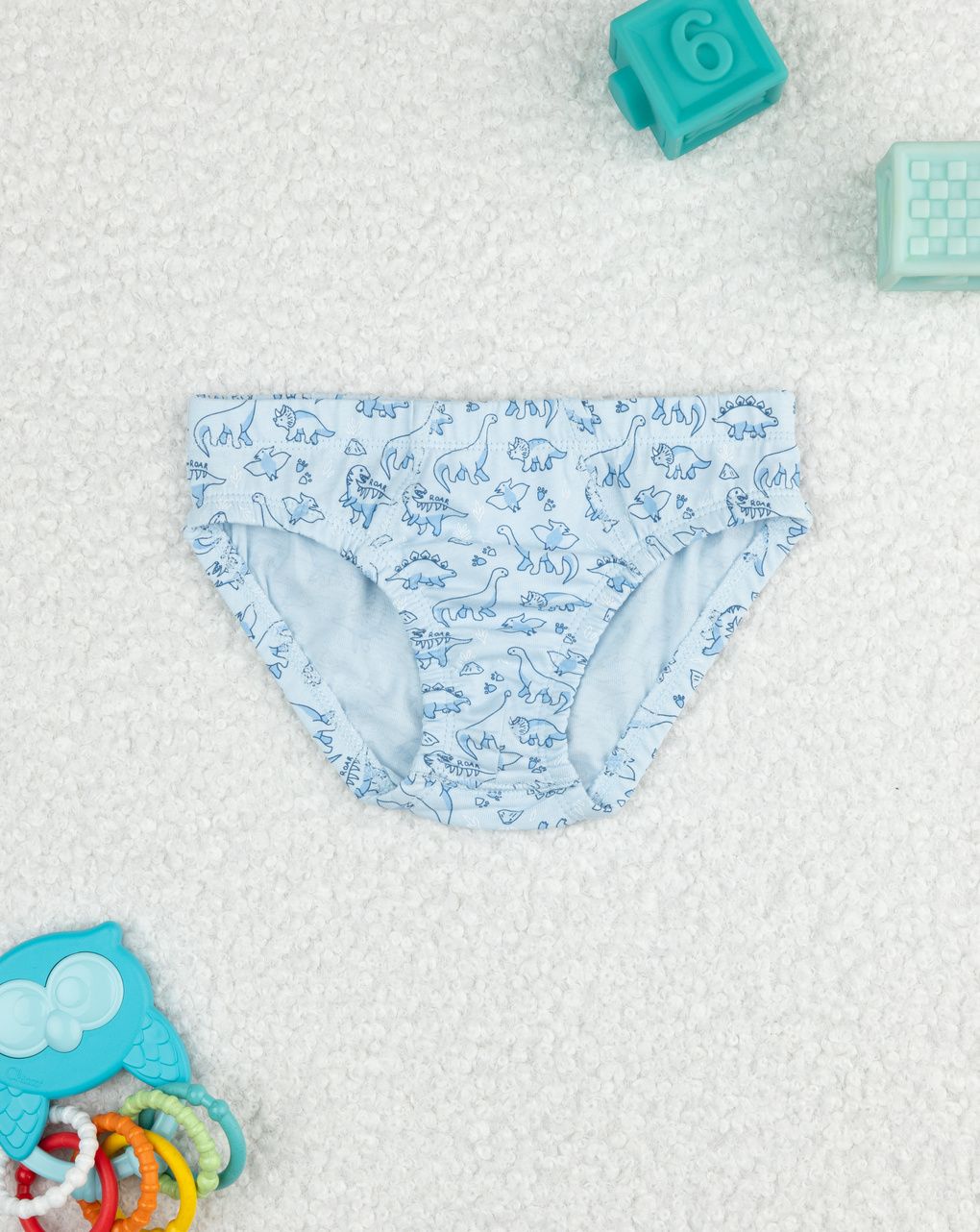 Slip bimbo azzurro dino