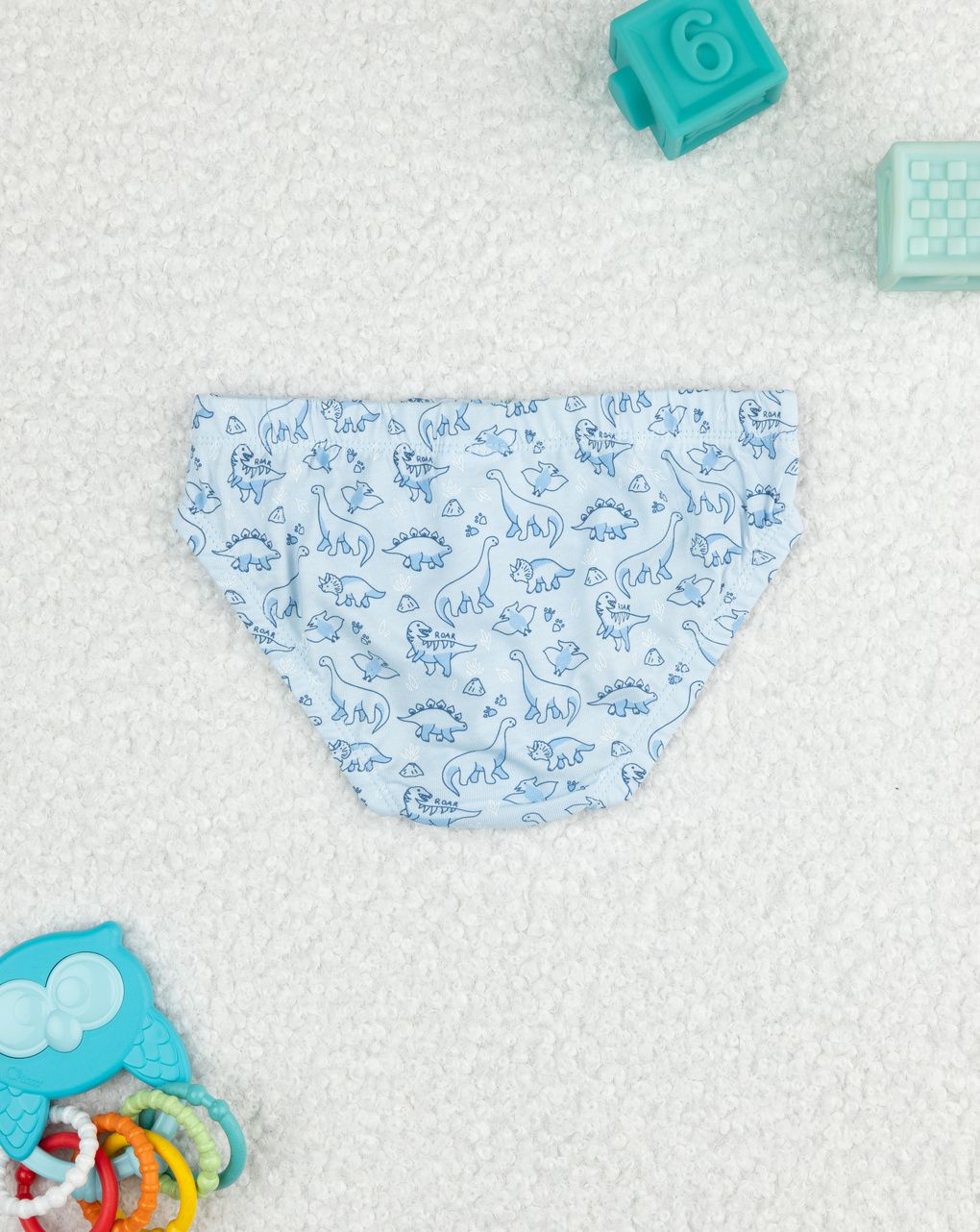 Slip bimbo azzurro dino