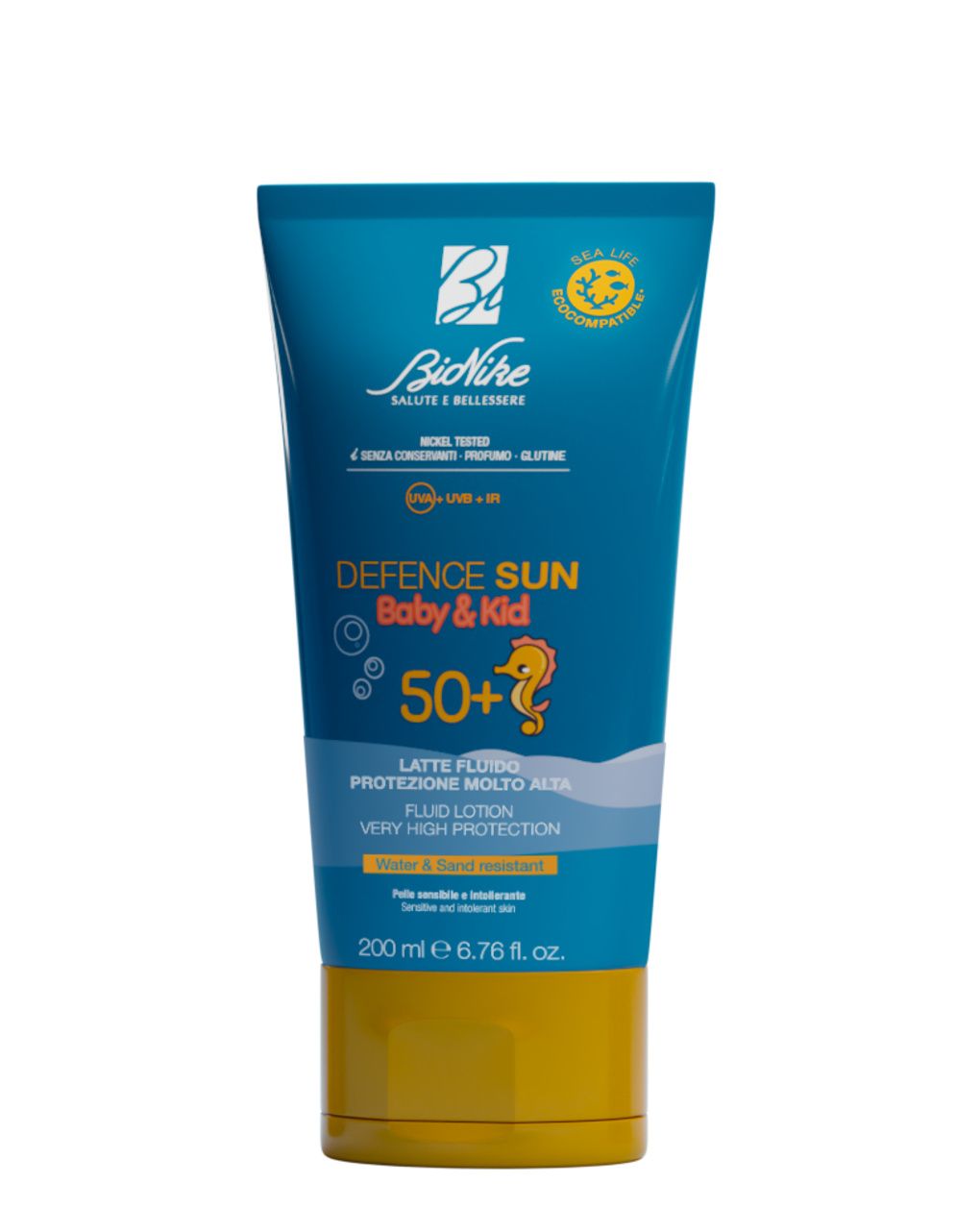 Latte fluido defence sun baby & kid  spf50+ – 200ml - bionike