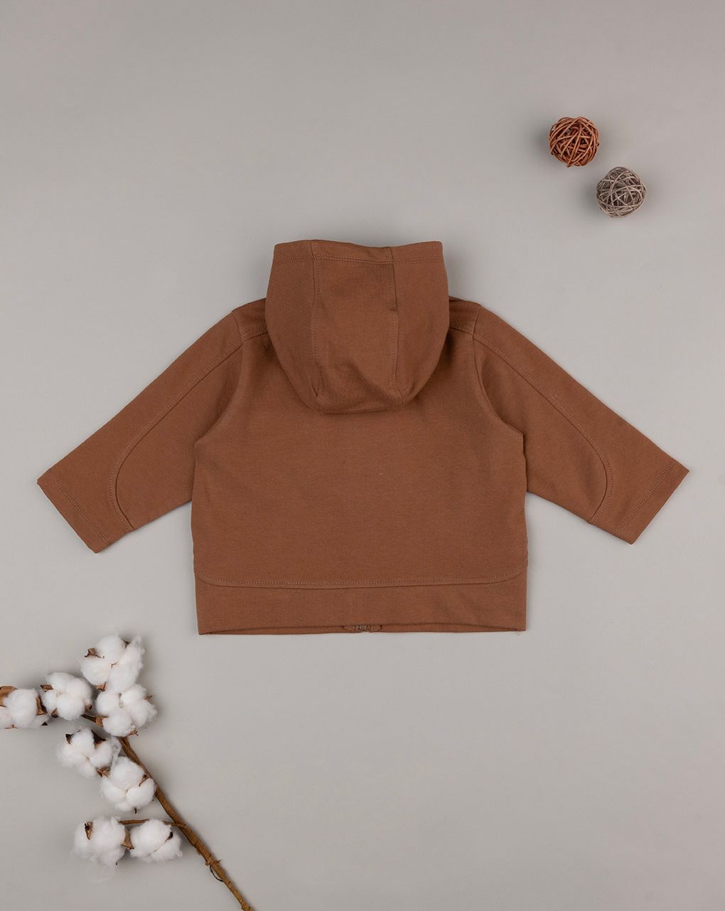 Felpa bimbo marrone