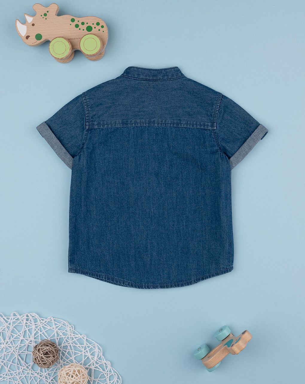 Camicia bimbo blu