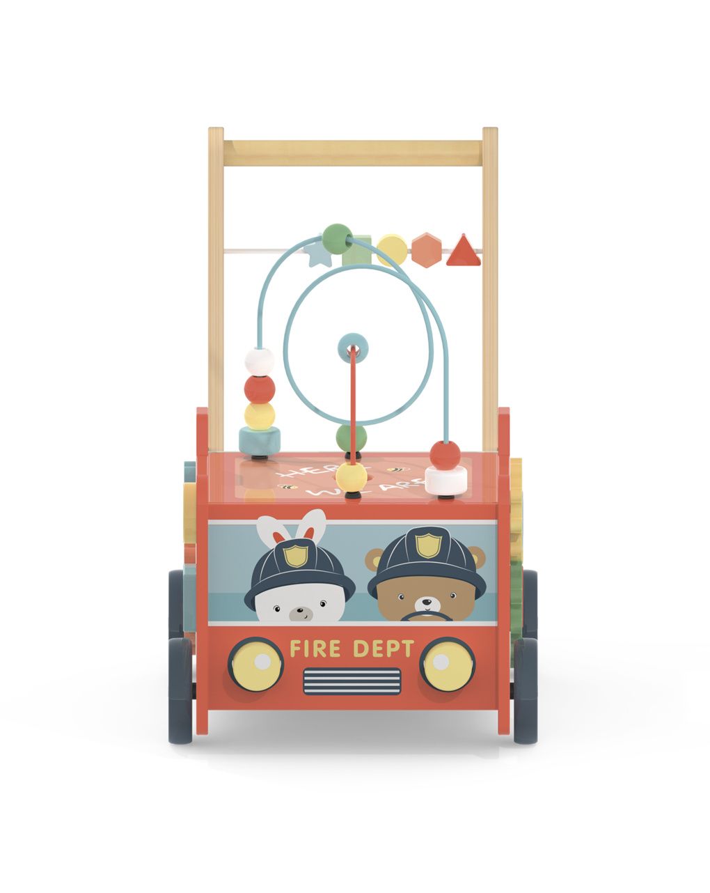 Primi passi camion dei pompieri - 18m+ - wood "n" play