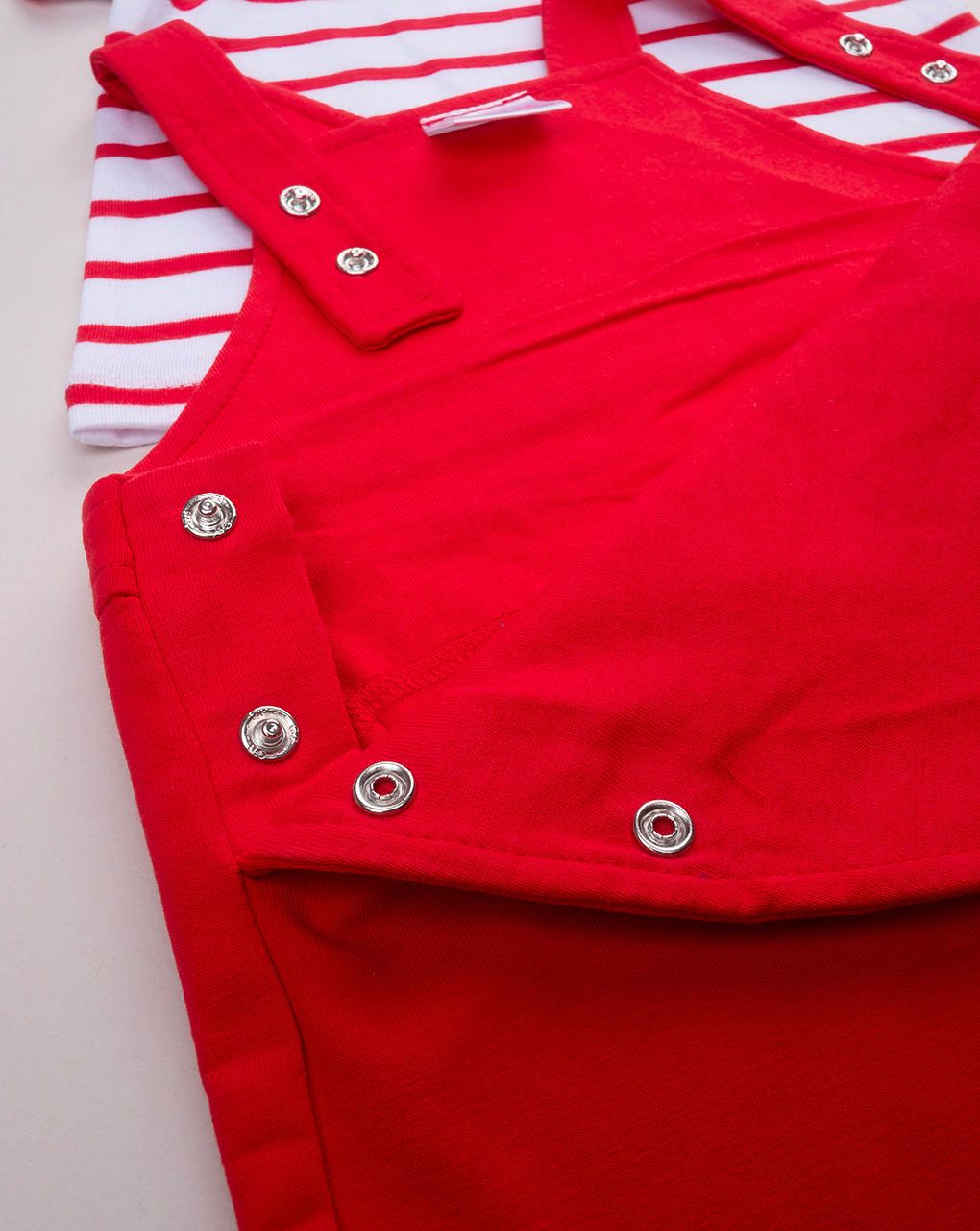 Completo corto bimbo rosso marinaretto
