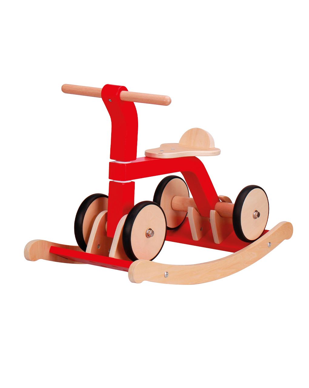 Rocker-n-roller 2 in 1 - 1+ - rosso - proludis giocattoli
