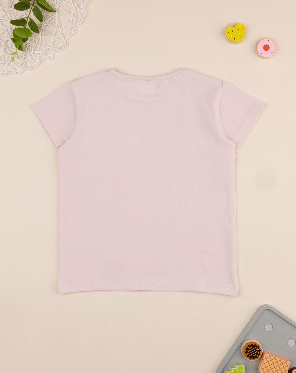 T-shirt bimba cuore rosa