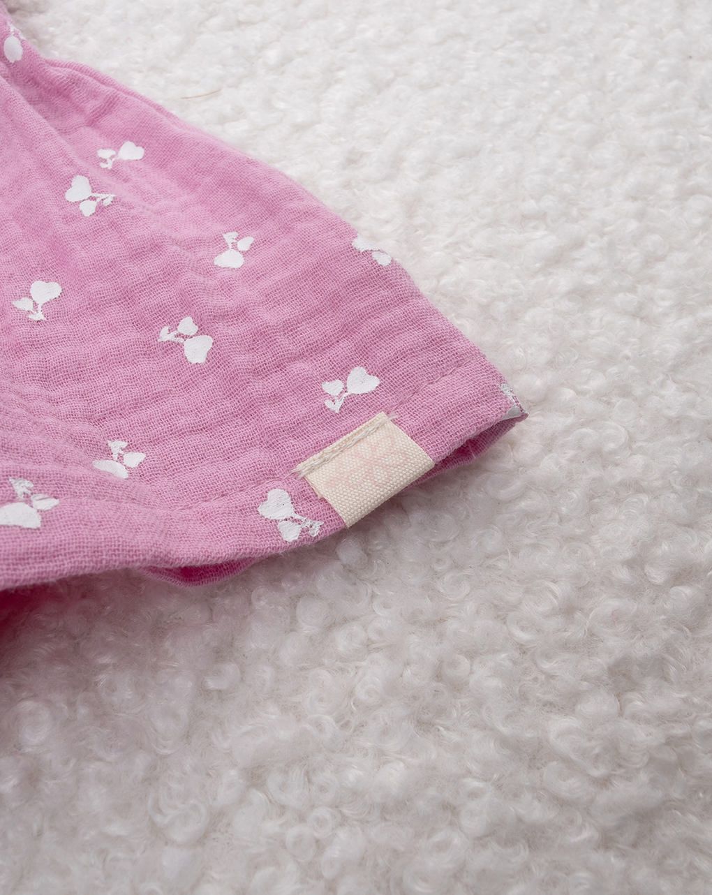Completo bimba rosa con allover