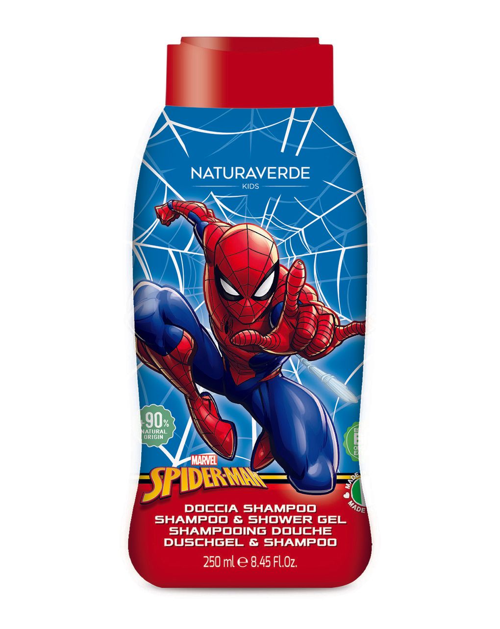 Spiderman doccia shampoo - naturaverde
