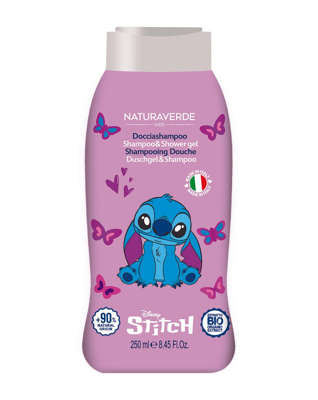 Disney stitch doccia shampoo 250ml - naturaverde