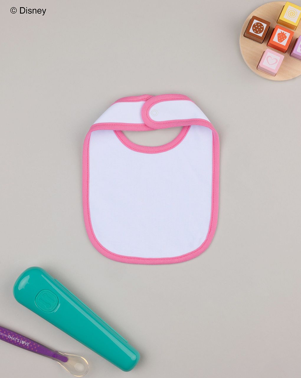 Bavaglino bimba fucsia