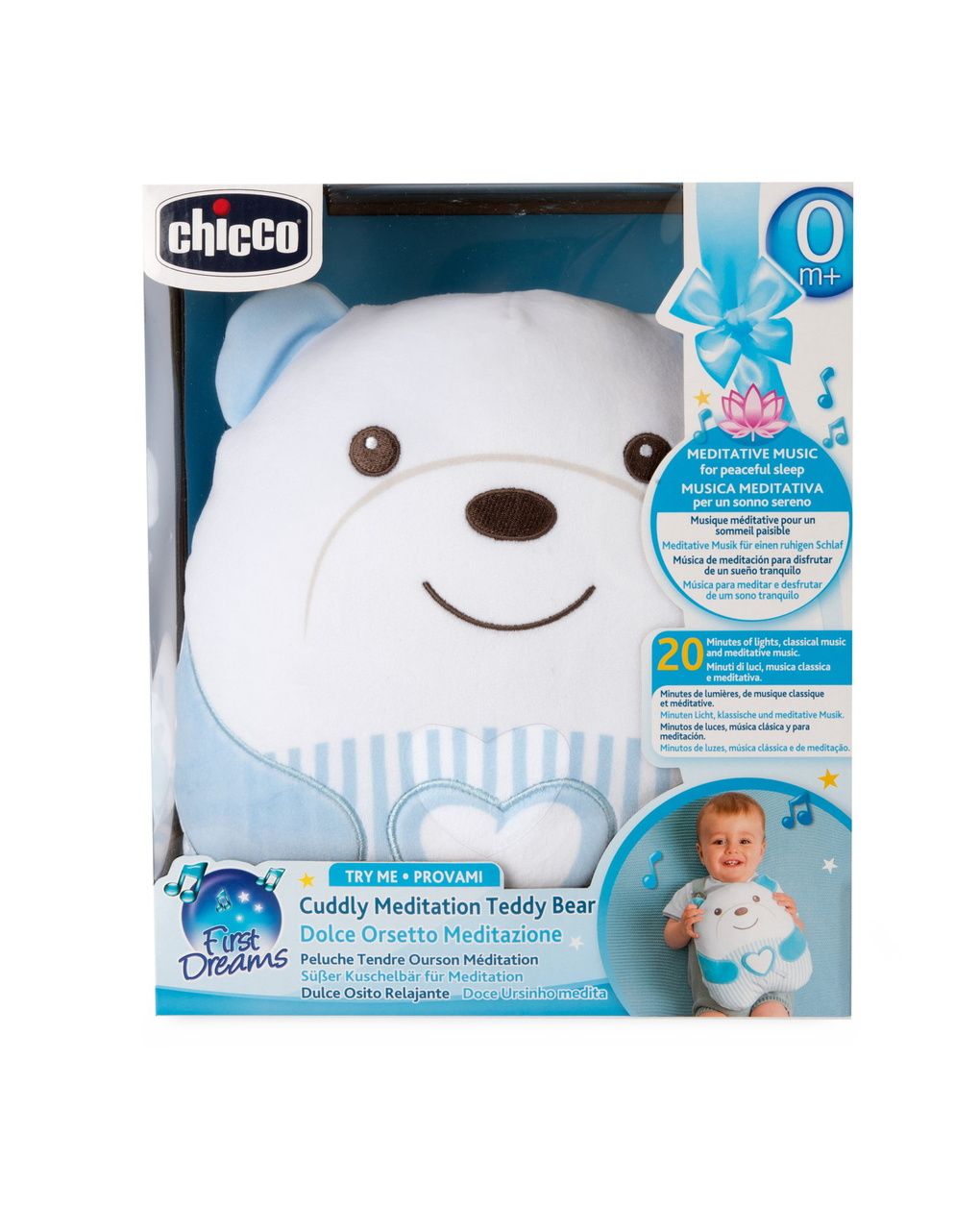 Orsetto sweet heart blu - 0m+ -chicco