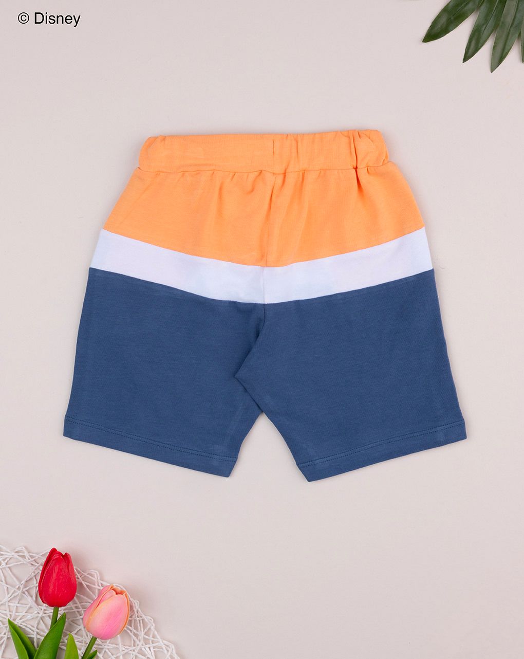 Bermuda bimbo blu/arancione mickey