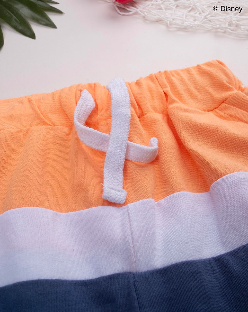 Bermuda bimbo blu/arancione mickey