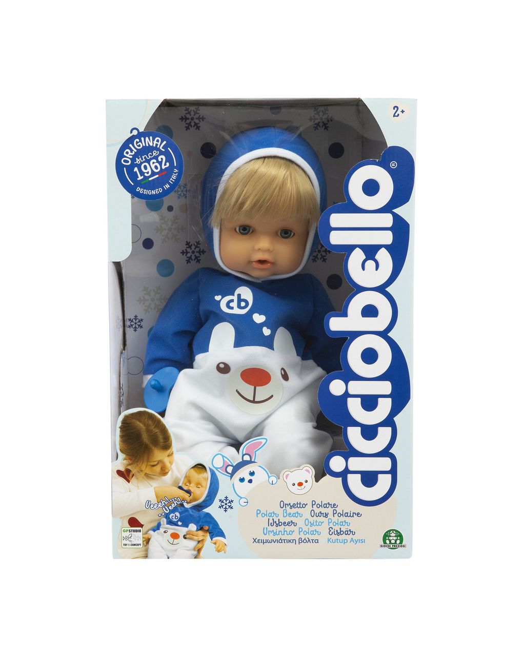 Cicciobello orsetto polare 42 cm - 2+ - giochi preziosi